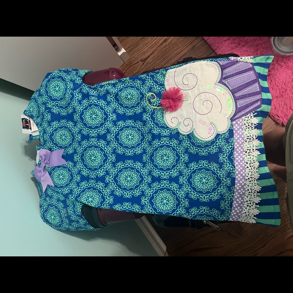 Counting Daisies Cupcake Birthday Dress